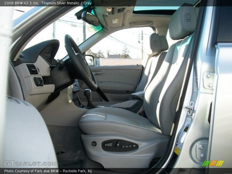 Titanium Silver Metallic / Grey 2008 BMW X3 3.0si