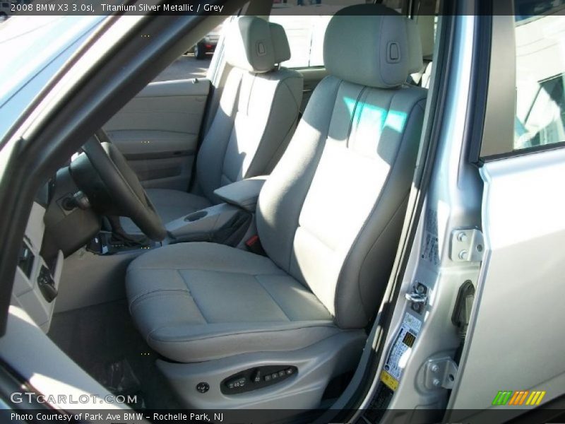 Titanium Silver Metallic / Grey 2008 BMW X3 3.0si