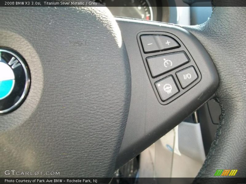 Titanium Silver Metallic / Grey 2008 BMW X3 3.0si