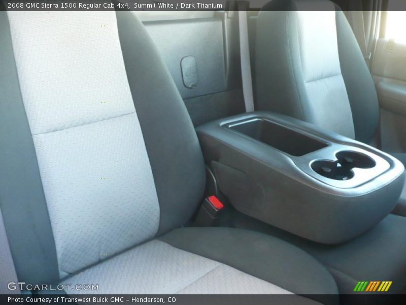 Summit White / Dark Titanium 2008 GMC Sierra 1500 Regular Cab 4x4