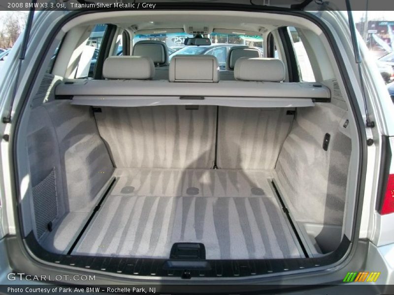 Titanium Silver Metallic / Grey 2008 BMW X3 3.0si