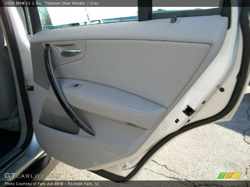 Titanium Silver Metallic / Grey 2008 BMW X3 3.0si