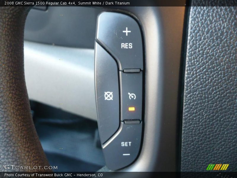 Summit White / Dark Titanium 2008 GMC Sierra 1500 Regular Cab 4x4