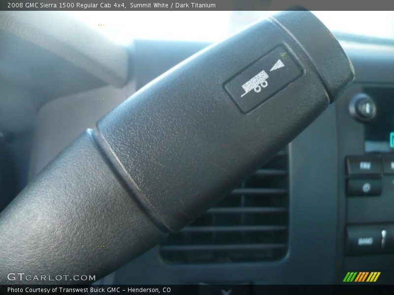 Summit White / Dark Titanium 2008 GMC Sierra 1500 Regular Cab 4x4