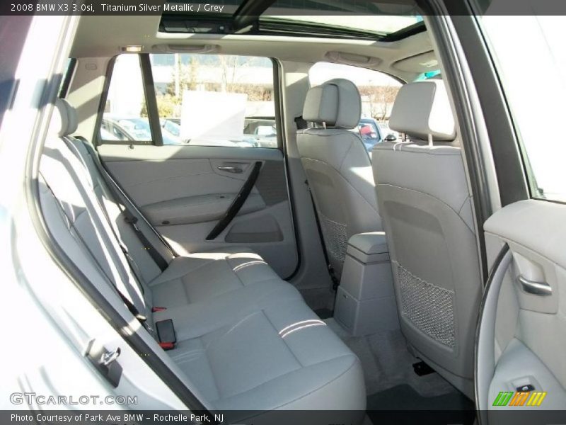 Titanium Silver Metallic / Grey 2008 BMW X3 3.0si