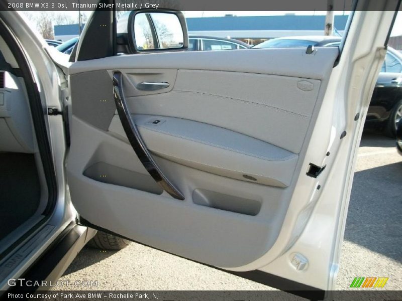 Titanium Silver Metallic / Grey 2008 BMW X3 3.0si