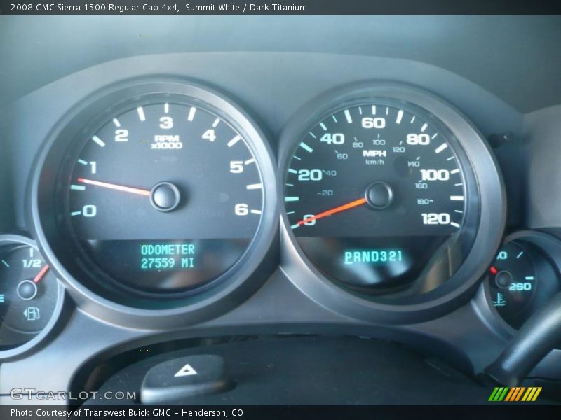 Summit White / Dark Titanium 2008 GMC Sierra 1500 Regular Cab 4x4