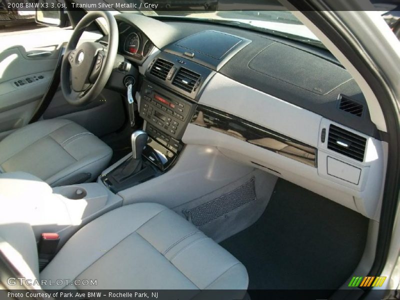 Titanium Silver Metallic / Grey 2008 BMW X3 3.0si