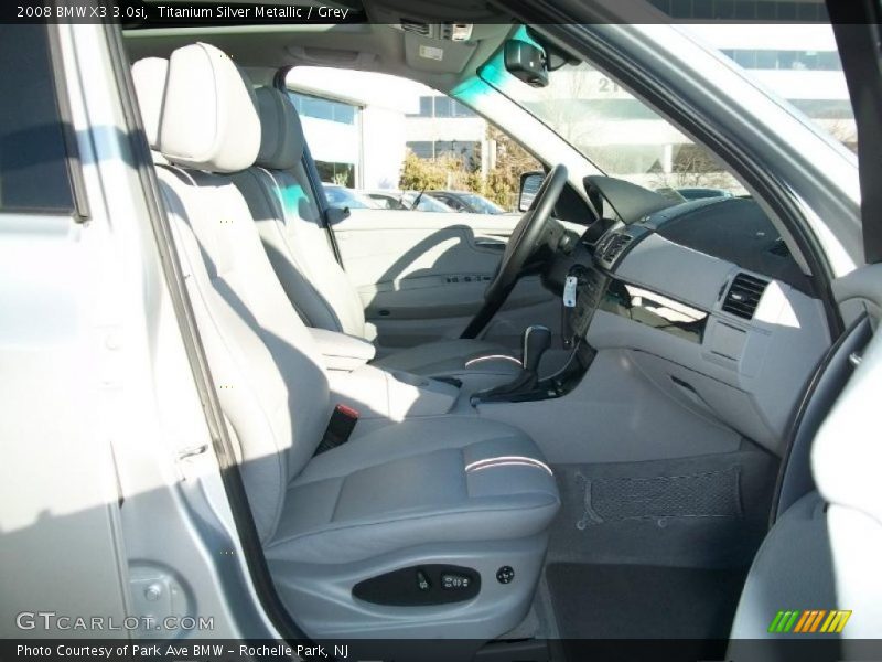 Titanium Silver Metallic / Grey 2008 BMW X3 3.0si