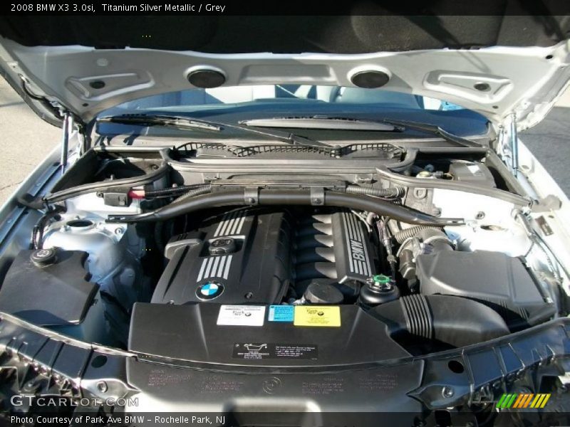 Titanium Silver Metallic / Grey 2008 BMW X3 3.0si