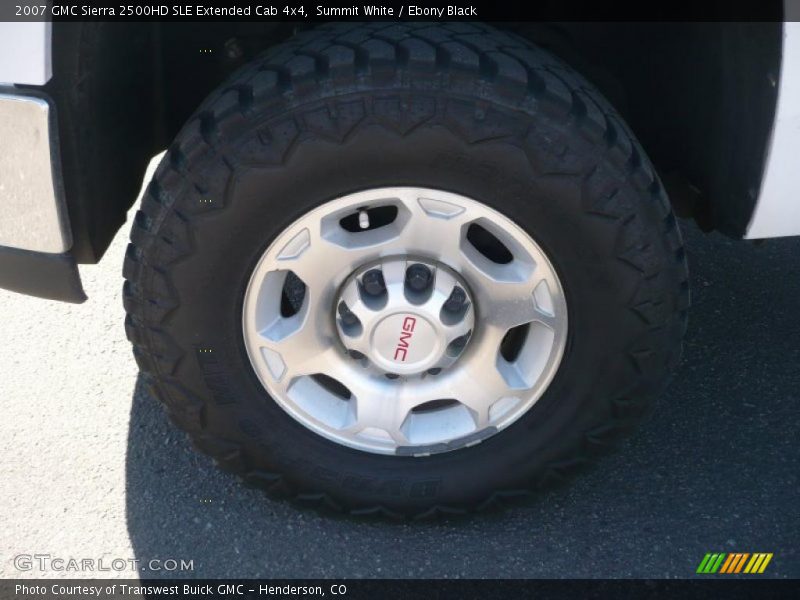  2007 Sierra 2500HD SLE Extended Cab 4x4 Wheel