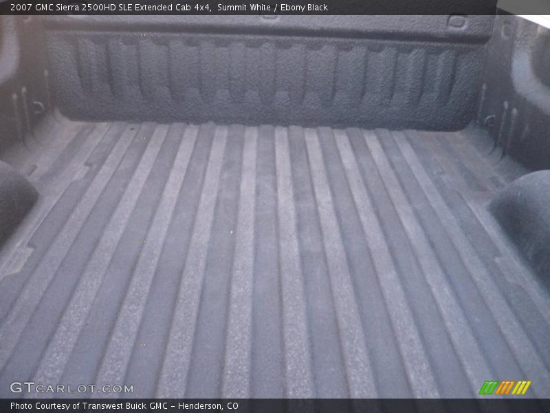 Summit White / Ebony Black 2007 GMC Sierra 2500HD SLE Extended Cab 4x4