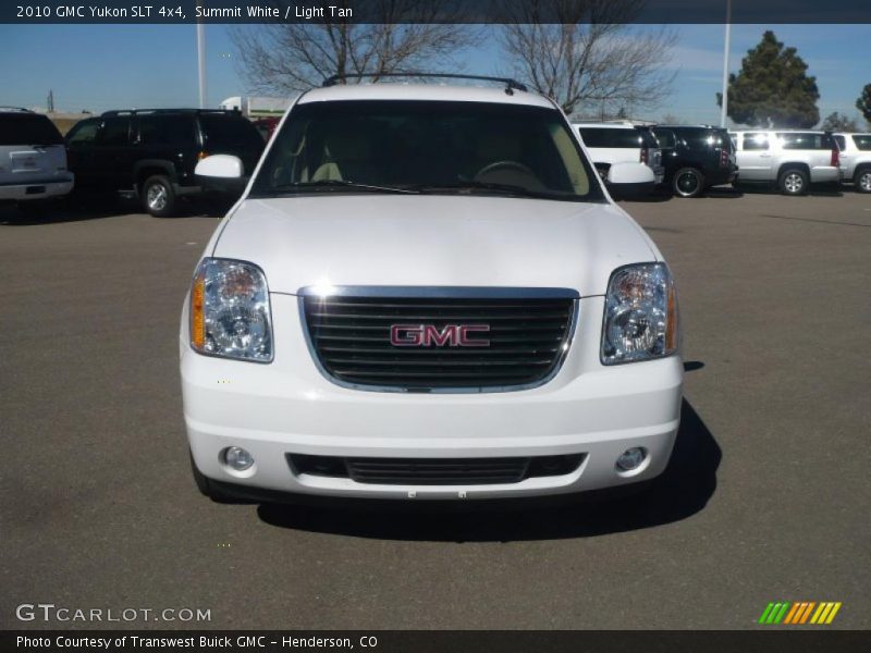Summit White / Light Tan 2010 GMC Yukon SLT 4x4
