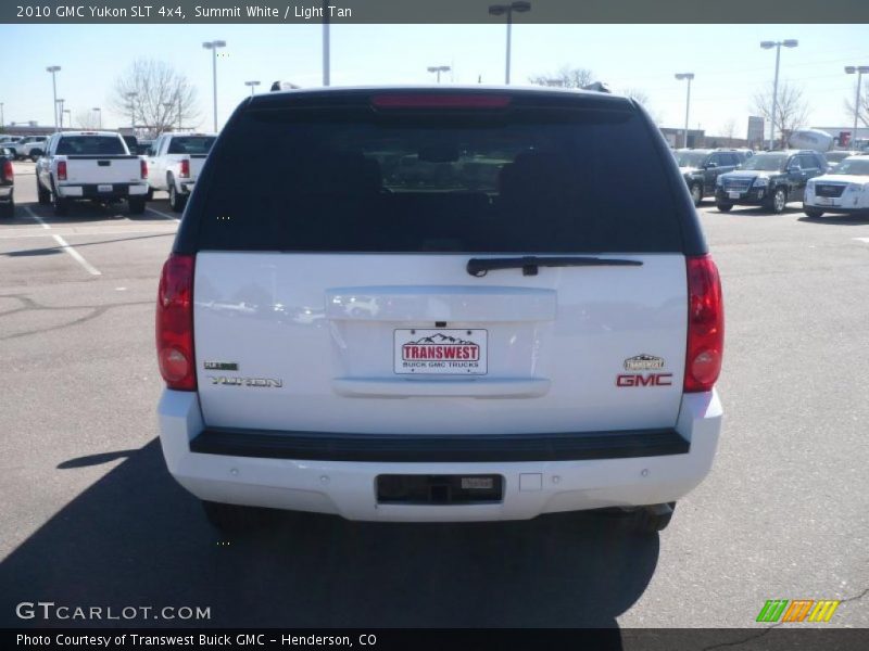 Summit White / Light Tan 2010 GMC Yukon SLT 4x4