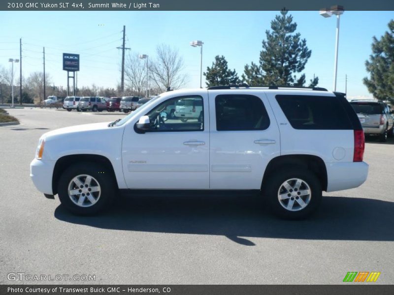 Summit White / Light Tan 2010 GMC Yukon SLT 4x4