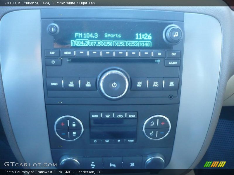 Summit White / Light Tan 2010 GMC Yukon SLT 4x4
