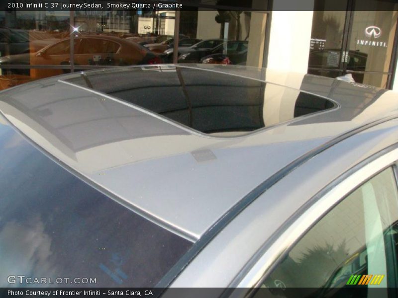 Sunroof of 2010 G 37 Journey Sedan