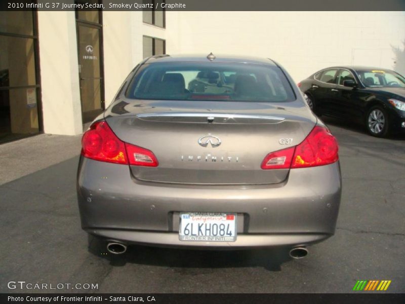 Smokey Quartz / Graphite 2010 Infiniti G 37 Journey Sedan