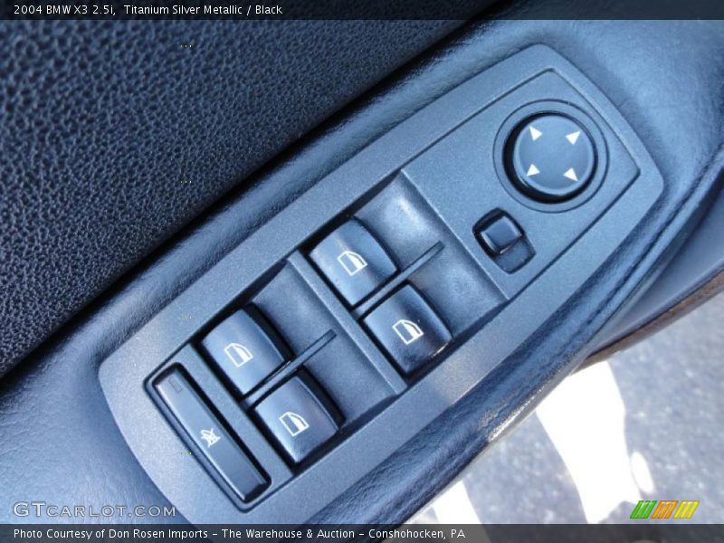 Titanium Silver Metallic / Black 2004 BMW X3 2.5i
