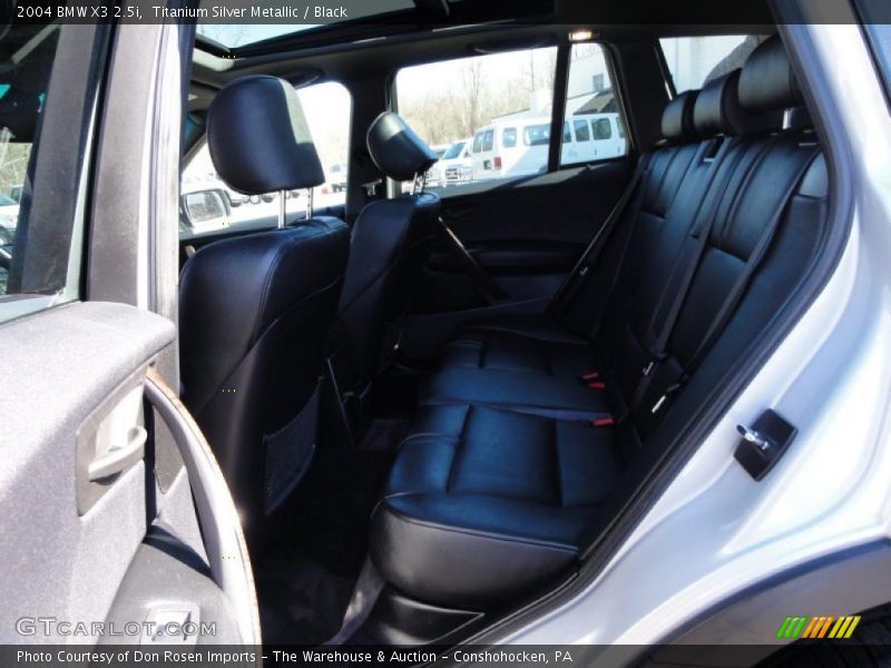 Titanium Silver Metallic / Black 2004 BMW X3 2.5i