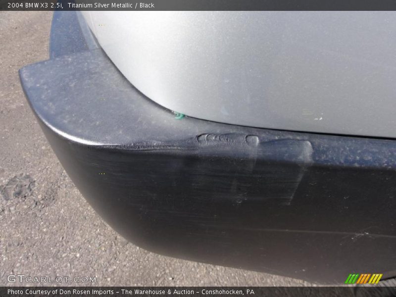 Titanium Silver Metallic / Black 2004 BMW X3 2.5i