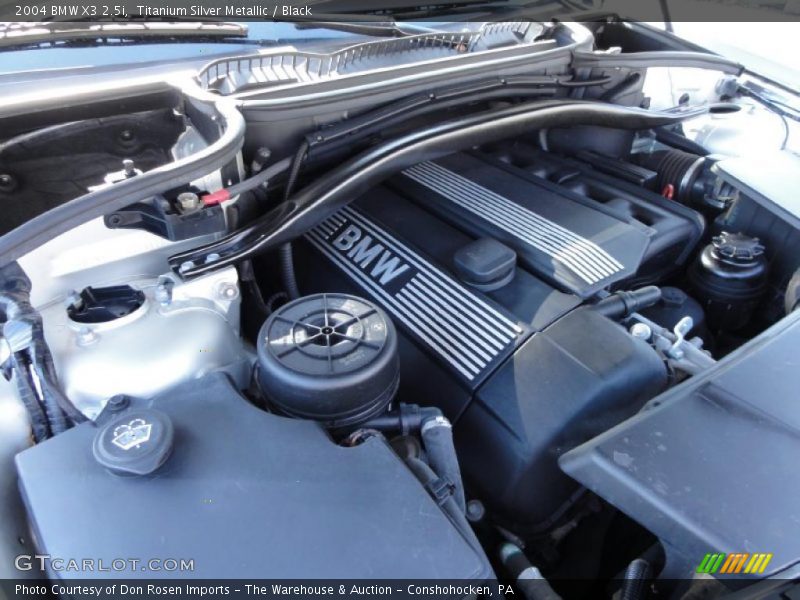 Titanium Silver Metallic / Black 2004 BMW X3 2.5i