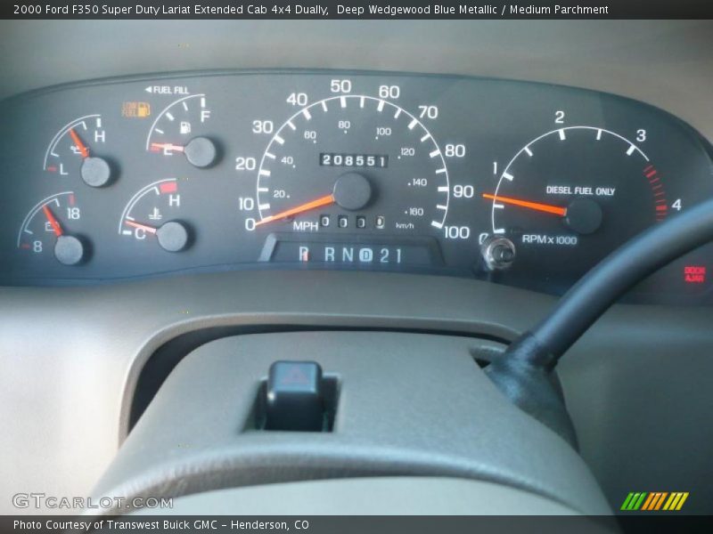  2000 F350 Super Duty Lariat Extended Cab 4x4 Dually Lariat Extended Cab 4x4 Dually Gauges