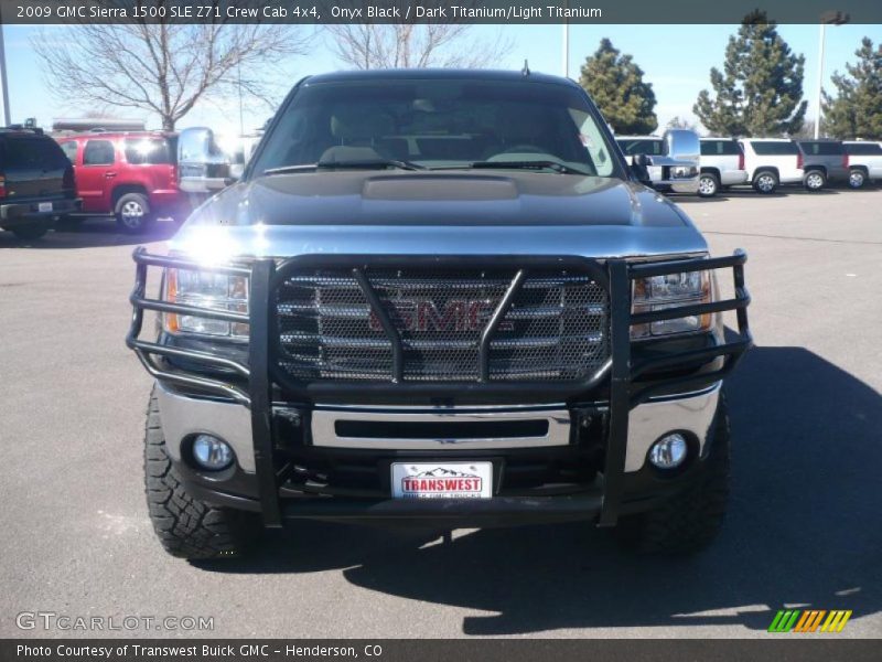 Onyx Black / Dark Titanium/Light Titanium 2009 GMC Sierra 1500 SLE Z71 Crew Cab 4x4