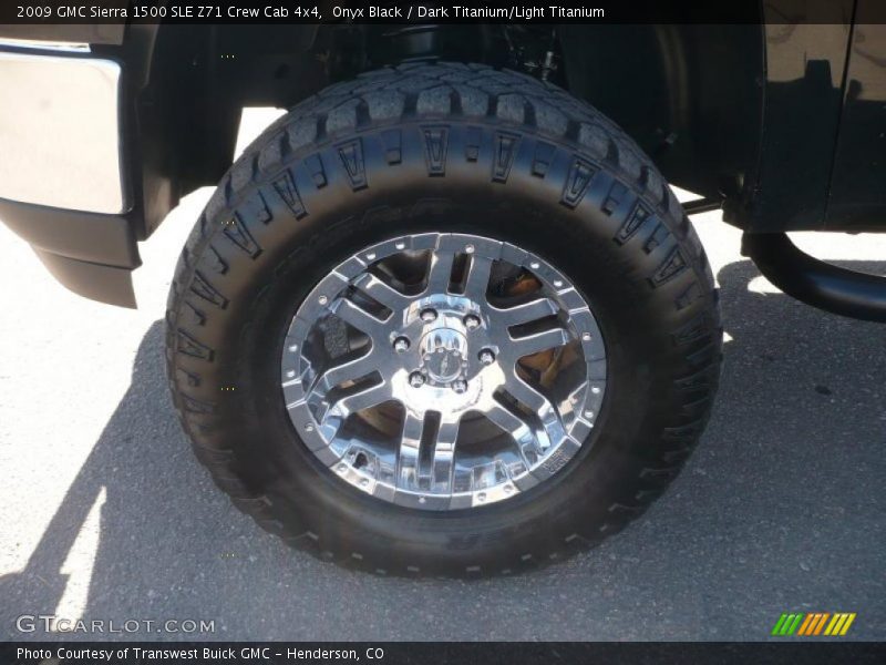 Onyx Black / Dark Titanium/Light Titanium 2009 GMC Sierra 1500 SLE Z71 Crew Cab 4x4