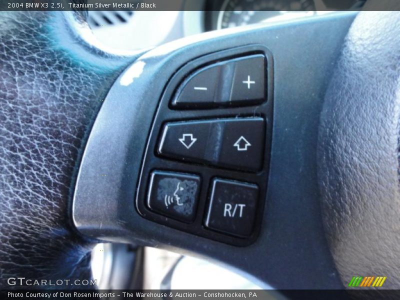 Titanium Silver Metallic / Black 2004 BMW X3 2.5i