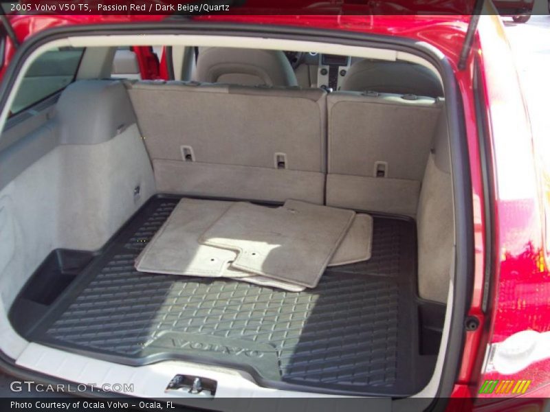 Passion Red / Dark Beige/Quartz 2005 Volvo V50 T5