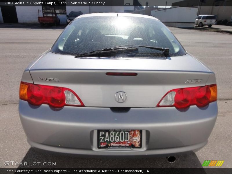 Satin Silver Metallic / Ebony 2004 Acura RSX Sports Coupe