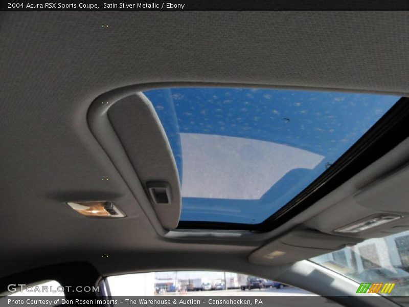 Sunroof of 2004 RSX Sports Coupe