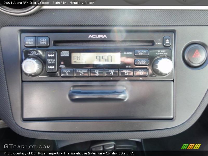 Controls of 2004 RSX Sports Coupe