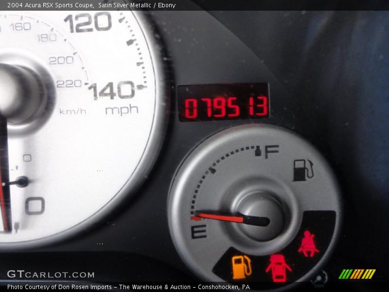 Satin Silver Metallic / Ebony 2004 Acura RSX Sports Coupe