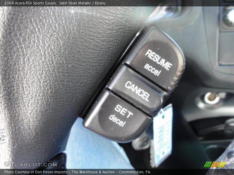 Controls of 2004 RSX Sports Coupe