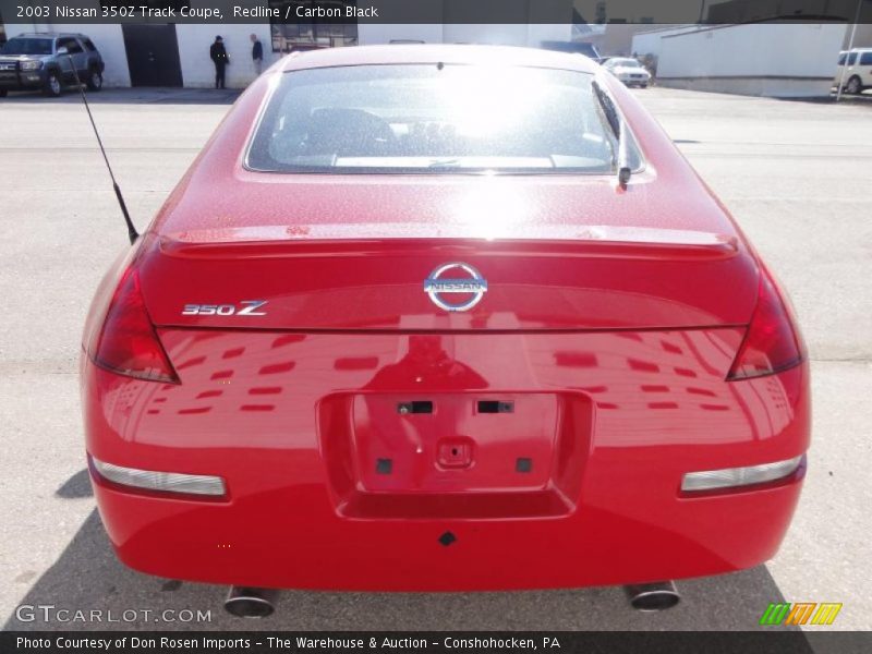 Redline / Carbon Black 2003 Nissan 350Z Track Coupe