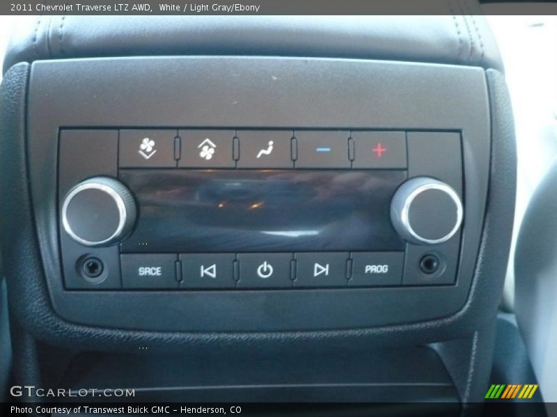 White / Light Gray/Ebony 2011 Chevrolet Traverse LTZ AWD