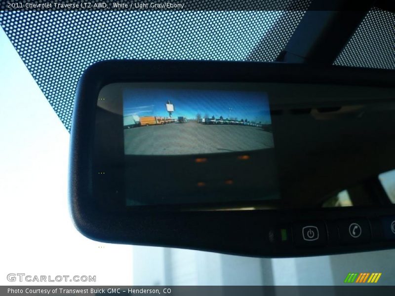 White / Light Gray/Ebony 2011 Chevrolet Traverse LTZ AWD