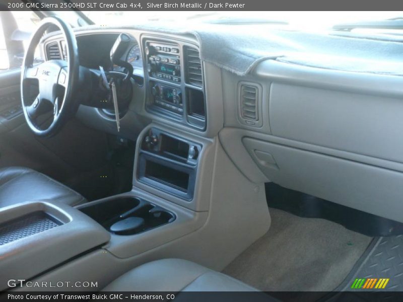 Silver Birch Metallic / Dark Pewter 2006 GMC Sierra 2500HD SLT Crew Cab 4x4
