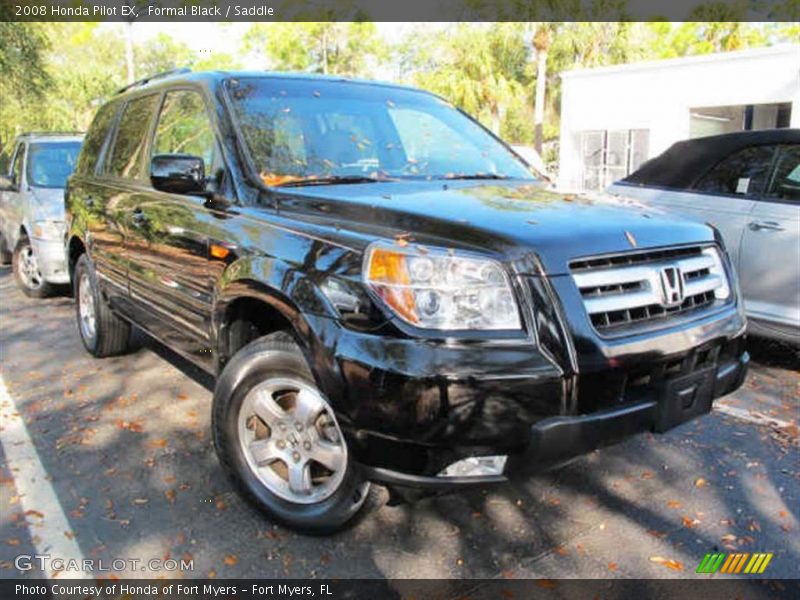 Formal Black / Saddle 2008 Honda Pilot EX