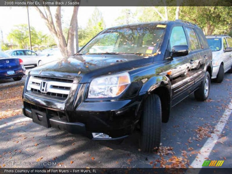 Formal Black / Saddle 2008 Honda Pilot EX