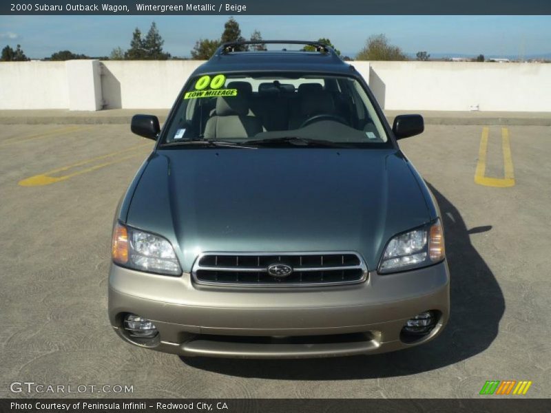 Wintergreen Metallic / Beige 2000 Subaru Outback Wagon