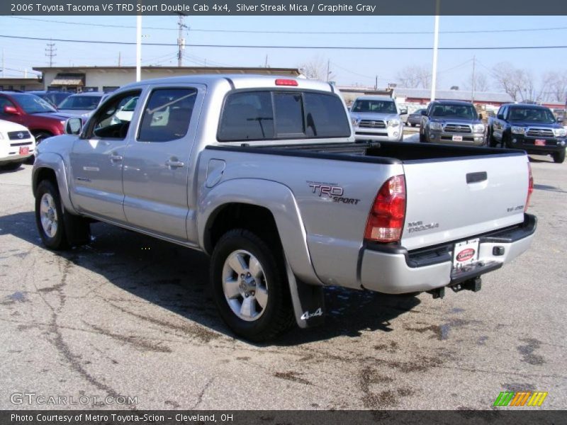 Silver Streak Mica / Graphite Gray 2006 Toyota Tacoma V6 TRD Sport Double Cab 4x4