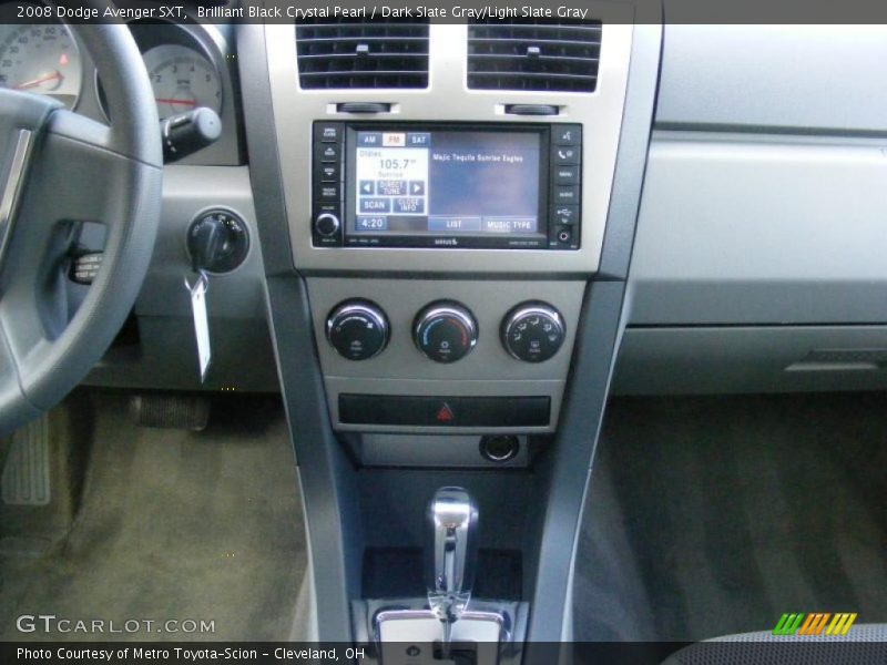 Brilliant Black Crystal Pearl / Dark Slate Gray/Light Slate Gray 2008 Dodge Avenger SXT