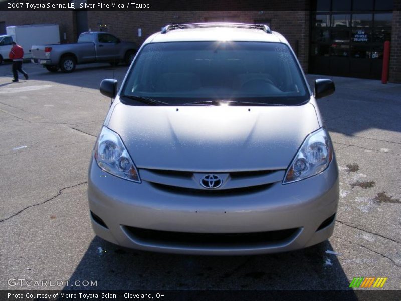 Silver Pine Mica / Taupe 2007 Toyota Sienna LE