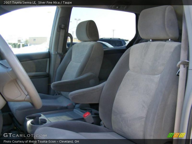 Silver Pine Mica / Taupe 2007 Toyota Sienna LE