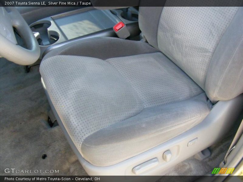 Silver Pine Mica / Taupe 2007 Toyota Sienna LE