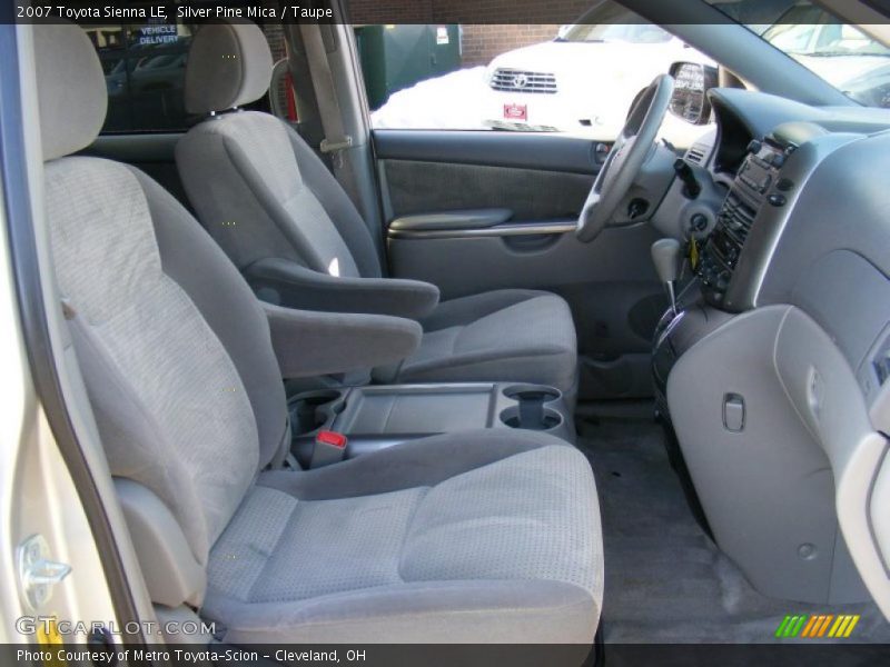 Silver Pine Mica / Taupe 2007 Toyota Sienna LE