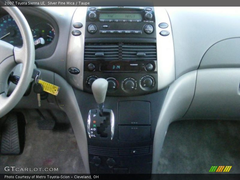 Silver Pine Mica / Taupe 2007 Toyota Sienna LE